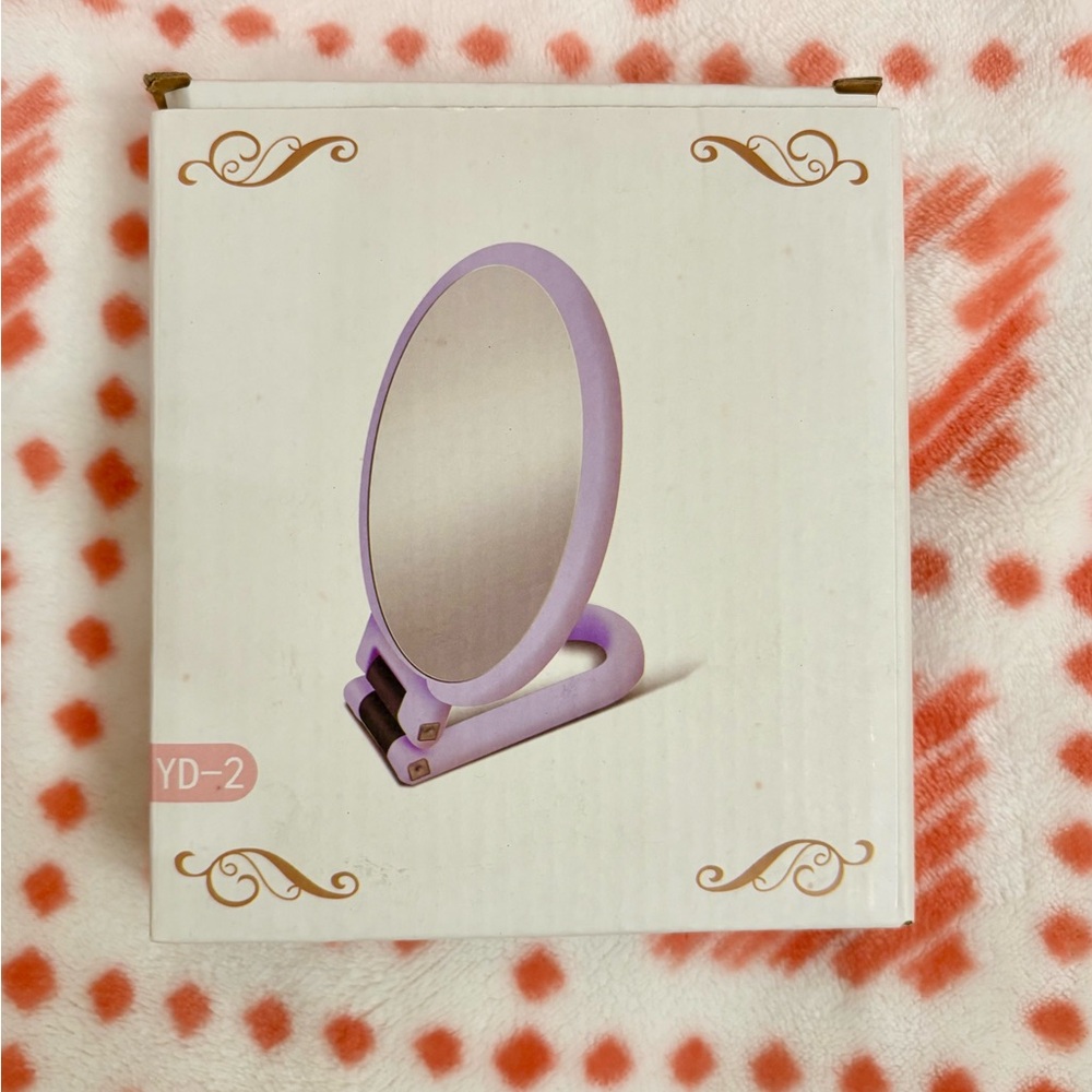Purple Foldable Mirror- Brand New